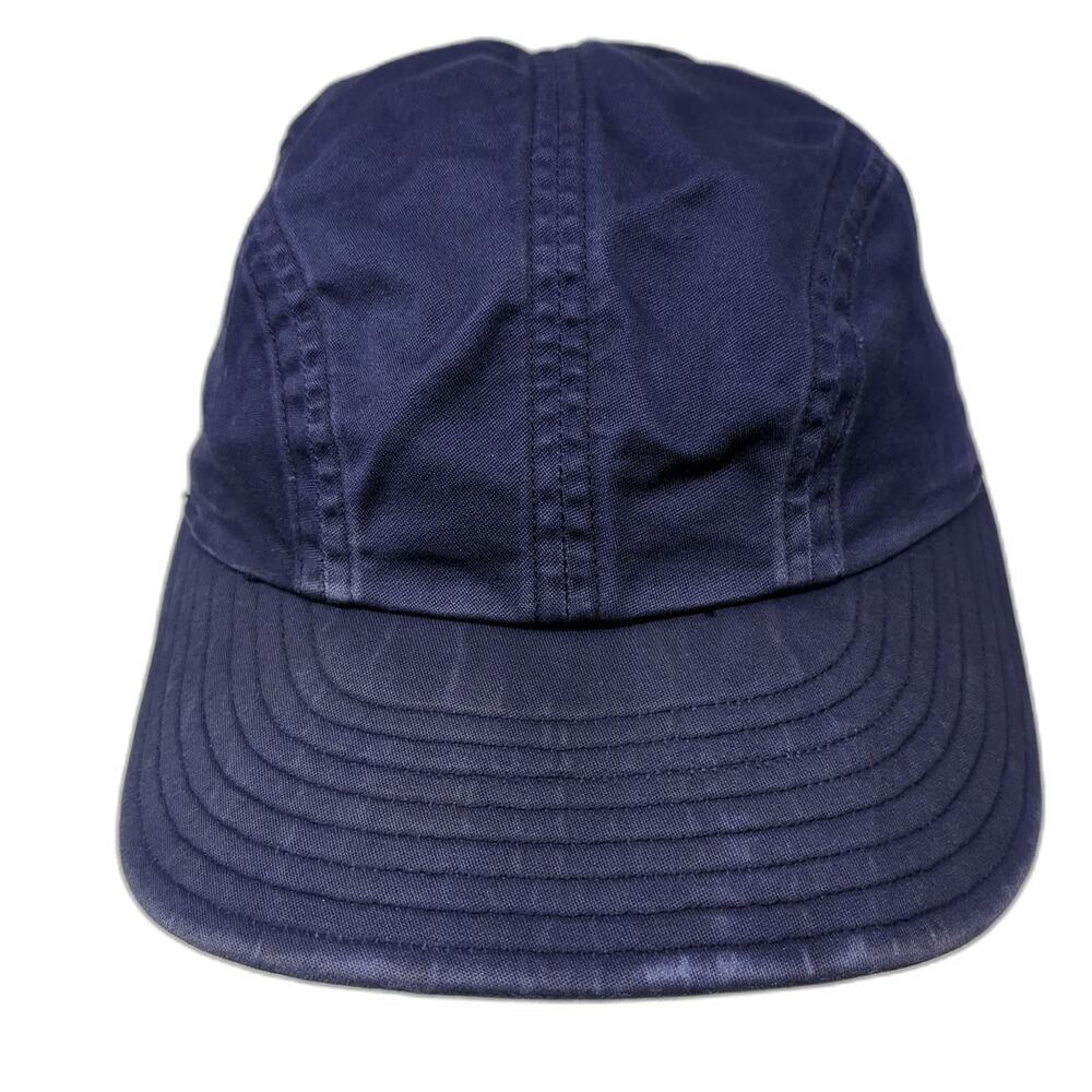 Baseball Cap Blue 7 Army Utility Military Style Fitted Hat Plain Cotton Navy